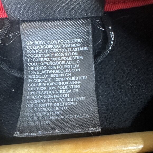 The North Face Men’s XXL Full Zip Hybrid Jacket Black Bomber Style - Picture 7 of 8